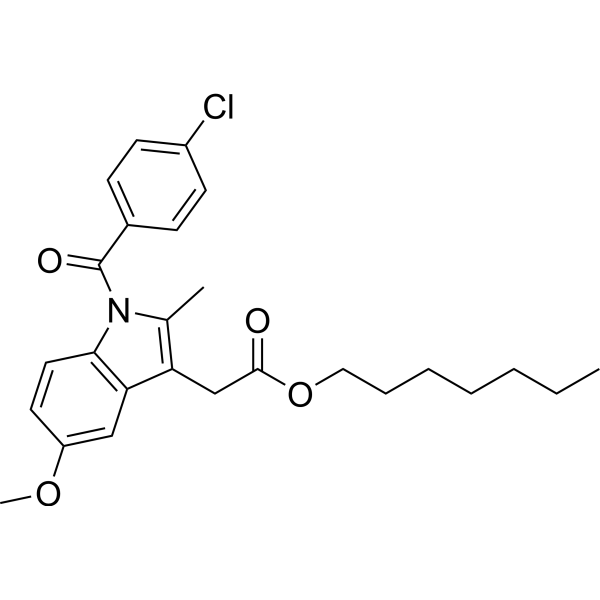 Indomethacin heptyl ester 282728-47-6